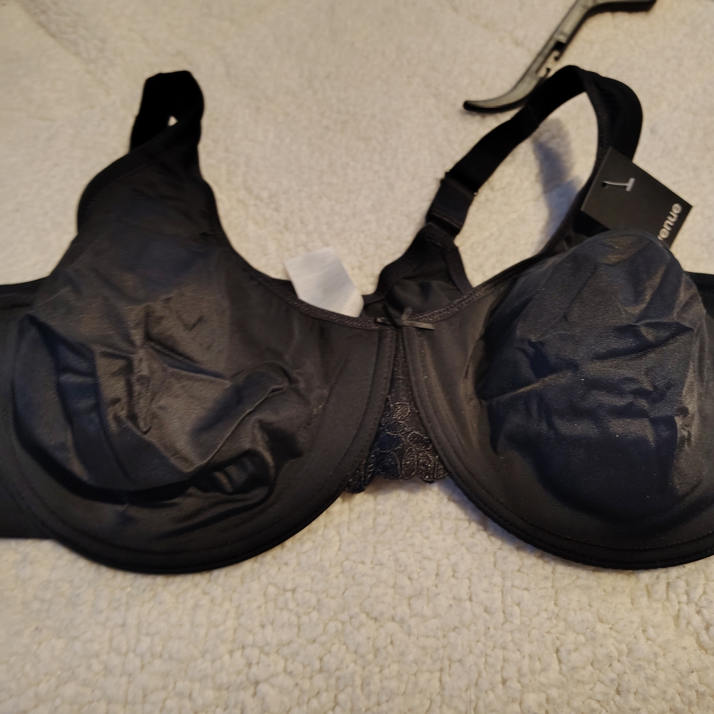 Avenue Women's Black Full Coverage Bra - Picture 7 of 8